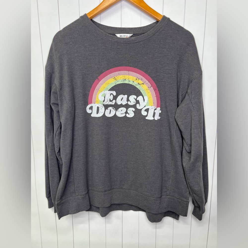 Wildfox - Lightweight Sweatshirt - Easy Does It - Medium